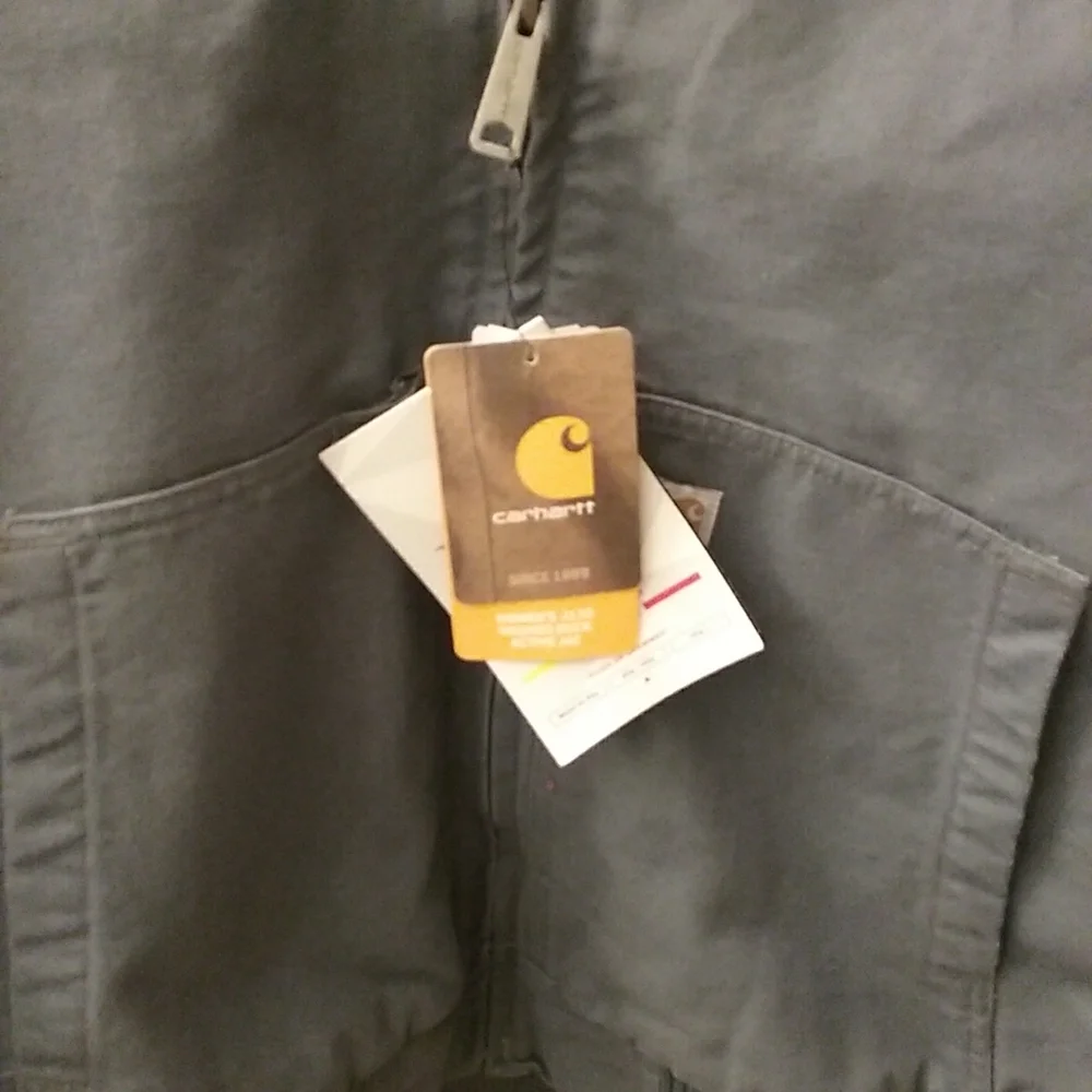 SOLD MERCARI-Carhartt Women's New Utility Blue Coat - Picture 6 of 12